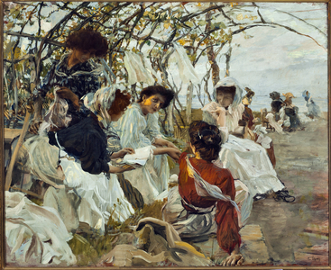 Love Pages (oil on canvas, 19th-20th century)