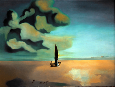 Appearance of my cousin Carolinetta on the beach of Rosas, 1934 (painting)