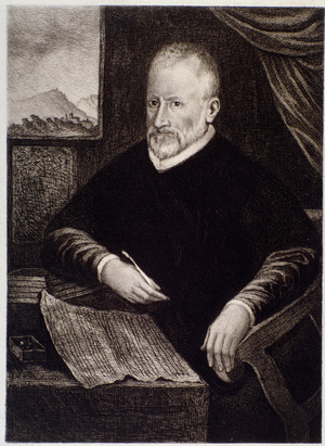 Portrait of Giovanni Pierluigi da Palestrina (engraving)