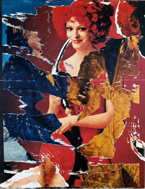 The gas station attendant, 1972 (Collage)