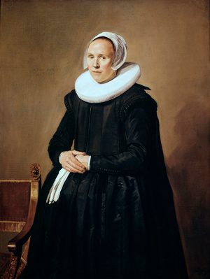 Portrait of Feyntje van Steenkiste, 1635 (oil on canvas)
