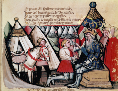 Entry to Spain (Miniature, 1300-1350)