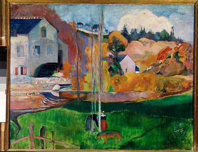 Landscape in Brittany, the mill David (oil on canvas, 1894)