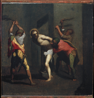 Passion of Christ: The Flogging (oil on wood, 1434)