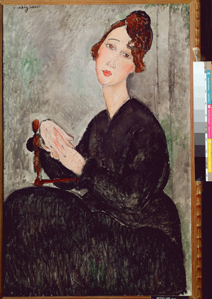 Portrait of Dedie (Odette Hayden), 1918 (oil on canvas)