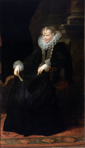 Portrait of lady member of the family Spinola, 1621-1623 (painting)