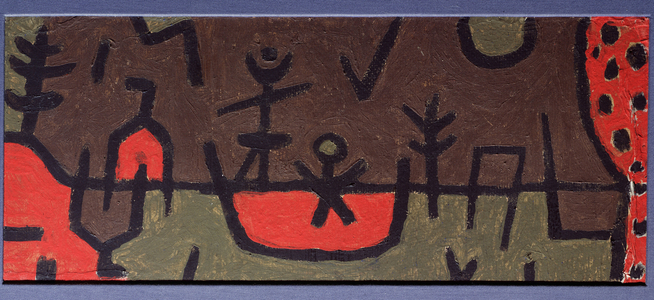 Pond in a Park - Painting, 1938