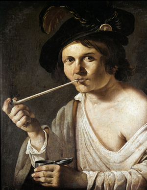 Portrait of the Neapolitan fisherman and revolutionary Masaniello (1623-1647) Painting by Domenico Gargiulo dit Micco “” Spadaro””” (1609-1675) 1647 Naples, Museo Nazionale di San Martino