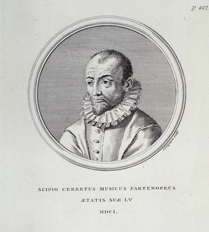 Portrait of Scipione Cerreto (engraving)