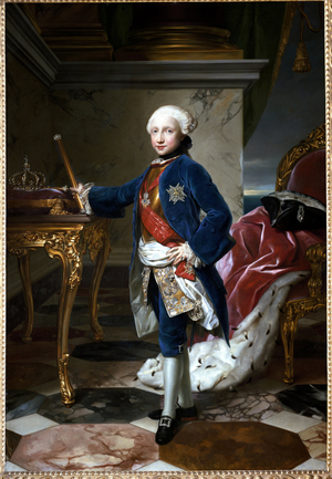 Portrait of Ferdinand I of Bourbon or Ferdinand IV, King of Naples, at the age of nine, 1760 (painting)