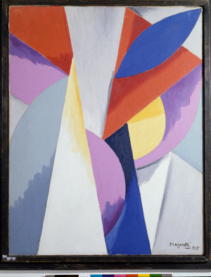 Composition 0532 (oil on canvas, 1915)