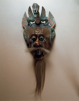 Theater Bugaku mask, Nara period (645-794)