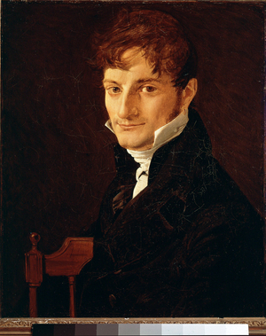Portrait of a member of the Belveze-Foulon family (Belveze Foulon). Painting by Jean-Auguste-Dominique Ingres (1780-1867) (Jean-Auguste-Dominique Ingres), 1805. Oil on canvas. Dim: 55x46cm. Montauban, Musee Ingres