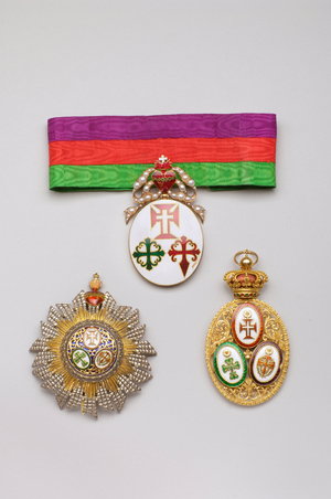 Portugal: Grand Cross Ribbon of the Three Orders, 19th and 20th century