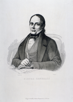Portrait of Pietro Generali (engraving)