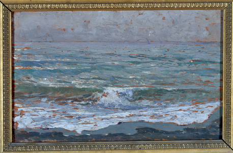 Seascape (oil on canvas, 19th century)