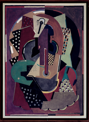 Composition (oil on canvas, 1920-1923)