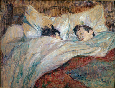 The Bed, c.1892-95 (oil on cardboard)