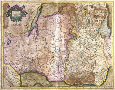 Brescia and Milan, Italy (engraving, 1596)