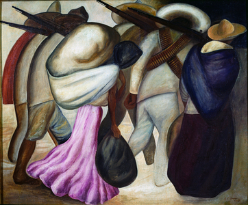 Las soldaderas The Soldates. painting by Jose Clemente Orozco (1883-1949) 1926 Mexico City, Museum of Modern Art