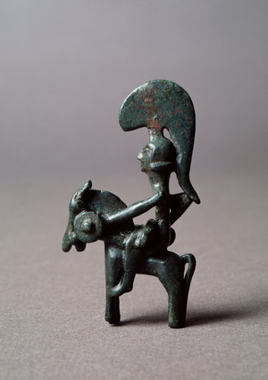 Rider, bronze sculpture from La bastida de las alcuses, 5th-4th century BC