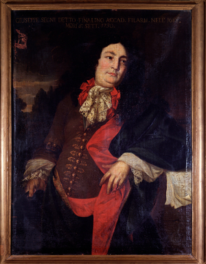 Portrait of Giuseppe Segni called il Finalino, italian castrato (painting, 17th century)