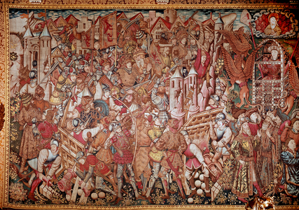 Life and exploits of Alexander the Great, King of Macedonian. 15th century (tapestry)