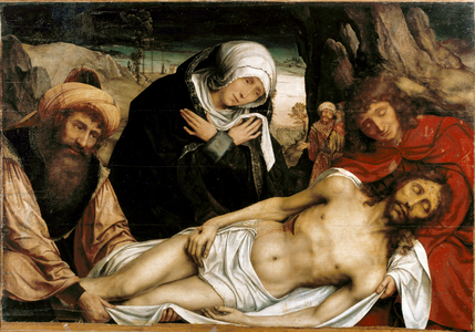 Pieta Painting by Quentin Metsys (1466-1530) Gaeta, Museo Diocesano