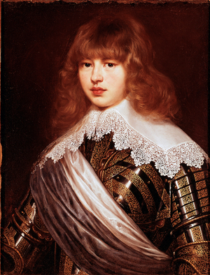 Portrait of Prince Valdemar Christian of Denmark Painting by Justus Sustermans (1597-1681) 17th century Palazzo Pitti, Florence