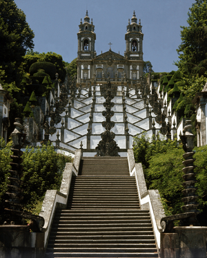 View of the sanctuary of Bom Jesus do Monte, 1784-1811