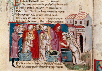 Entry to Spain (Miniature, 1300-1350)