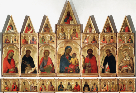 Polyptych of St Catherine, 1320 (tempera on panel)