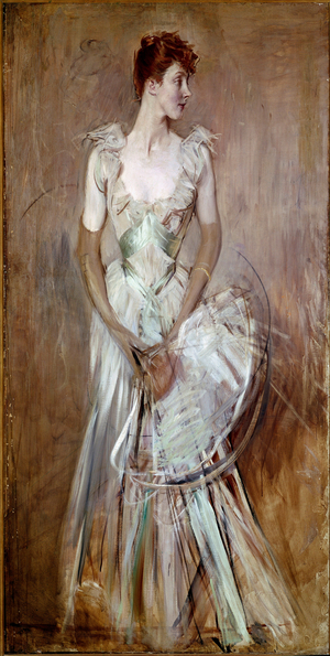 Portrait of the Countess of Leusse, born Berthier, 19th-20th century (painting)