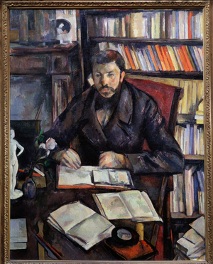 Portrait of the art critic Gustave Geffroy, 1895 (oil on canvas)