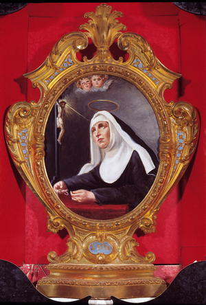 Rita of Cascia, Italian Augustinian nun (painting)