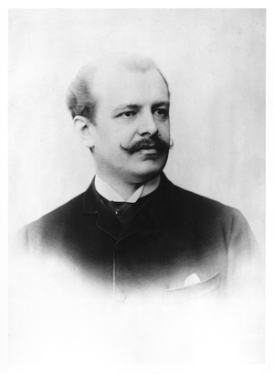 Portrait of Jean de Reszke (1850-1925) (b/w photo)