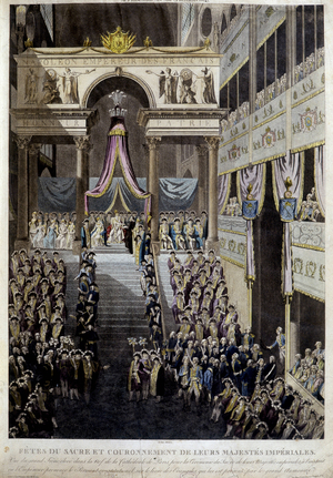 Feast of the coronation and coronation of their imperial majesties in 1804.