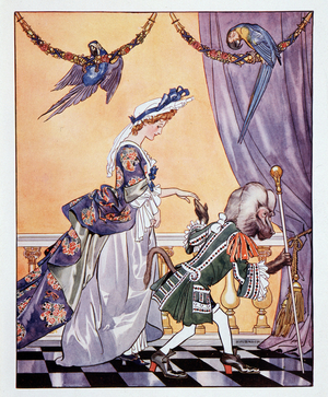 La Belle et la Bete - in “” The Book of fairy tales”” ill. by Henri-Matthew (Henri Matthew) Brock (1875-1960), Frederick Warne & cie ed., London and New York, n.d. deb. 20th e. DR
