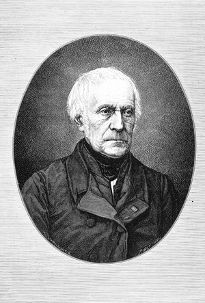 Portrait of François Guizot (1787 - 1874) politician and historian francais in “Histoire de France”” by Guizot