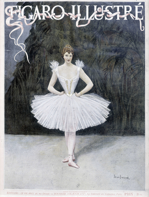 Dancer of the opera - drawing by Jean Beraud (1849 - 1935), “Figaro Illustré””, 1895.