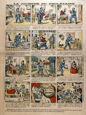 The Day of the Proletary, image of Epinal 1902. Leonard Collection by Selva.