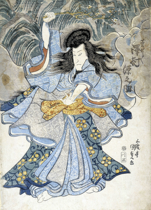 Japanese print: anger, n.d., 19th century.