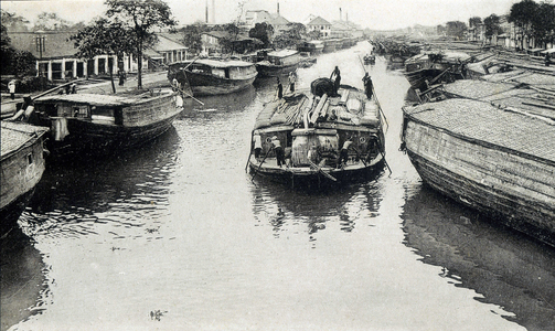 Chinese Arroyo a Cholon, “” Souvenir de la Cochinchine et du Cambodia”, phot. Crespin, c. 1924.