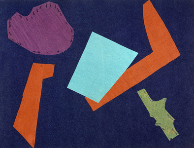 Universal War: Collage work by Olga Rosanova, January 1916