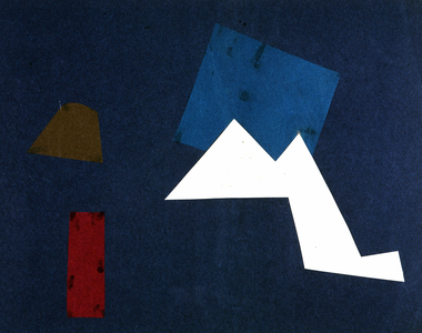 Universal War: Collage work by Olga Rosanova, January 1916