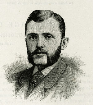 Portrait of L, 19th century (engraving)