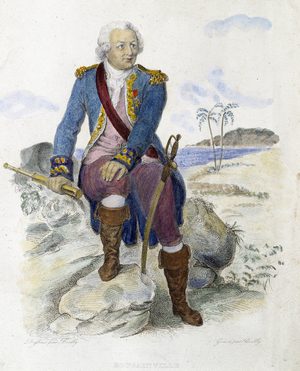 Louis Antoine, Count of Bougainville (1729-1811), French navigator. - in “” Le Plutarque Français”” by Mennechet, 1844