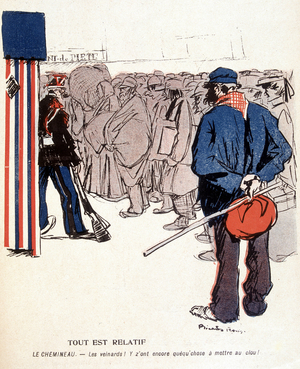 The Mount of Piety: Everything is relative, the railroad: the lucky ones, they still have something to put to the nail - in “The plate with butter””” n¡du 03/06/1905