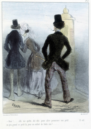 Caricature - in “” Madeleines”” by Cham, v.1870-1880