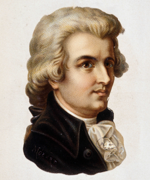 Portrait of Wolfgang Amadeus Mozart (1756-1791)